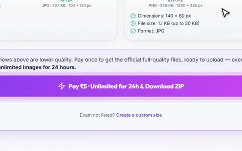 Downloading the finished exam files